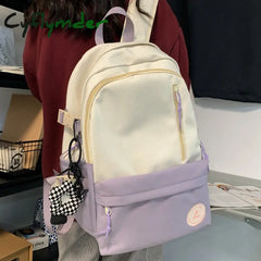 Cyflymder College Student Ladies Cute Backpack Large Women Female Harajuku School Bags Book Kawaii