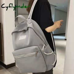 Cyflymder Cool Girl High Capacity Laptop Backpack Trendy Women Leisure Schoolbag Female Men Book
