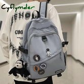 Cyflymder Cool Trendy Ladies Male Badge Bag Men Women Travel Net School Backpack Girl Boy Mesh