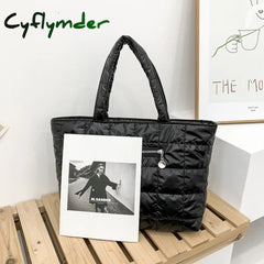 Cyflymder Cotton Large Capacity Women’s Bag Ladies Shoulder Bags High Quality Handbag Fashion