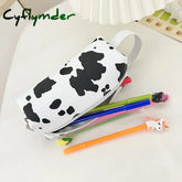 Cow Pattern Pencil Case Kawaii Stationery Pencilcase Large Capacity Pen Case Trousse Scolaire School Supplies Pencil Pouch