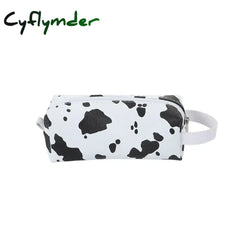 Cyflymder Cow Pattern Pencil Case Kawaii Stationery Pencilcase Large Capacity Pen Trousse Scolaire