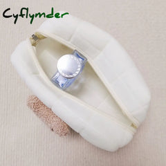 Cyflymder Cute Bear Baby Toiletry Bag Make Up Cosmetic Bags Portable Diaper Pouch Items Organizer