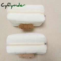 Cyflymder Cute Bear Baby Toiletry Bag Make Up Cosmetic Bags Portable Diaper Pouch Items Organizer
