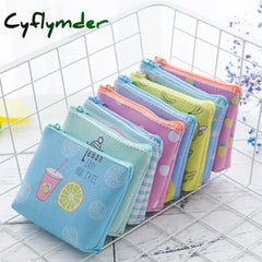 Cyflymder Cute Cartoon Girls Kids Coin Purse Mini Wallet Child Small Pouch Zipper Money Key