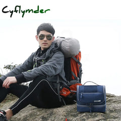 Cyflymder Designer Hanging Toiletry Bag Travel Cosmetics Waterproof Oxford Organizer For
