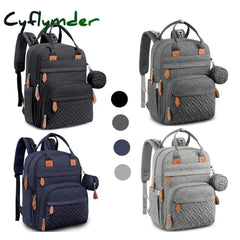 Cyflymder Diaper Bag Backpack Baby Nappy Changing Bags Multifunction Waterproof Travel Back Pack