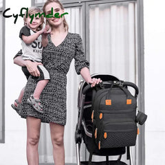 Cyflymder Diaper Bag Backpack Baby Nappy Changing Bags Multifunction Waterproof Travel Back Pack