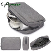 Cyflymder Digital Portable Organizer Case For Headphones Travel Closet Storage Bag Zipper