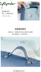 Cyflymder Diy Handmade Bag Cambridge Style Hand Stitching With Sewing Tools Handle Shoulder
