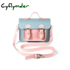 Cyflymder Diy Handmade Bag Cambridge Style Hand Stitching With Sewing Tools Handle Shoulder