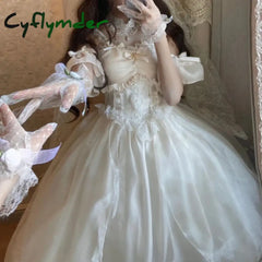 Cyflymder Dress To Impress Japan Sweet Lolita Princess Party Wedding Dresses Women Victorian
