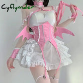 Cyflymder DRESS TO IMPRESS Japanese Anime Lolita Dress Women Halloween Devil Maid Unifrom Cosplay Costumes Sexy