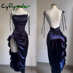 Cyflymder DRESS TO IMPRESS y2k outfit ideas New Cross-border Dress Summer Senior Sense Y2K Sexy Halter Spice Girl Dress
