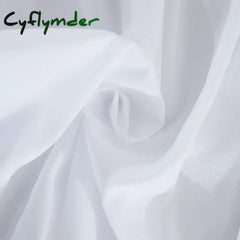 Cyflymder Elastic Bed Ruffles Bed Skirt Soft Comfortable Wrap Around Fade Resistant Solid Color Bed Skirts Twin Full