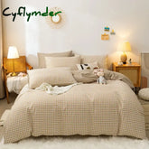 Cyflymder Euro Bed Linen Quilt Cover Set Queen Size Comforter Bedding Sets Summer Complete Sheet and with Pillow