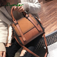 Cyflymder European Style Fashion New Women Handbags High Quality Matte Pu Leather Portable Shoulder