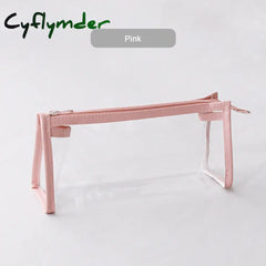 Cyflymder Exam Transparent Pencil Case Office Student Cases School Supplies Kawaii Pen Box Astuccio