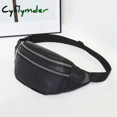 Cyflymder Fanny Pack Women Fashion Waist Casual Crossbody Chest Bags Unisex Hip Bum Bag Waterproof