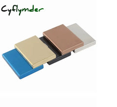 Cyflymder Fashion Aluminum Antimagnetic Card Holder Women Men Metal Cowhide Rfid Credit Business
