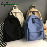 Cyflymder Fashion Backpack Canvas Women Anti-Theft Shoulder Bag New School For Teenager Girls