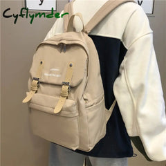 Cyflymder Fashion Backpack For Teenager Student Waterproof Women Nylon Shoulder Bag New Trend