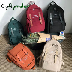 Cyflymder Fashion Backpack For Teenager Student Waterproof Women Nylon Shoulder Bag New Trend