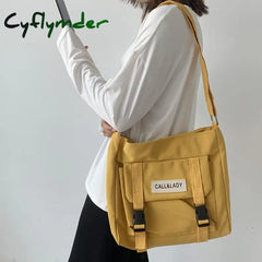 Cyflymder Fashion Classic Simple Messenger Bag Women’s South Korea Chic Postman Lady Student