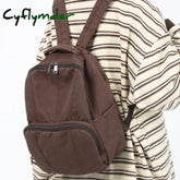 Cyflymder Fashion Ladies Canvas School Backpack Trendy Cool Boy Girl Travel Student Bag Male Female