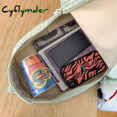 Cyflymder Fashion Lady Cute Pink Laptop Female Travel Book Bag Trendy Cool Women New College
