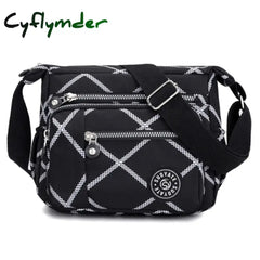 Cyflymder Fashion Messenger Bag Womenβs Shoulder Nylon Handbag Large Capacity Small Phone