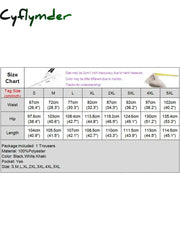 Cyflymder Fashion Office Pants Elegant Women Trousers High Waist Wide Leg Autumn Zipper Casual