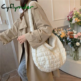Cyflymder Fashion Pleated Women’s Shoulder Bag Large Capacity Ladies Casual Tote Travel Handbags