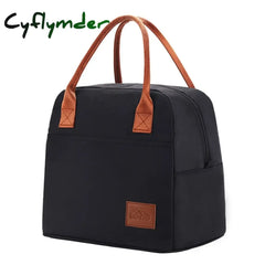 Cyflymder Fashion Portable Cooler Lunch Bag Thermal Insulated Travel Tote Bags Large Food Picnic