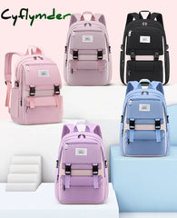 Cyflymder Fashion School Bags For Teenage Girls Waterproof Big Schoolbag Children Backpack Book Bag