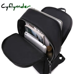 Cyflymder Fashion School Girls Shoulder Bag Oxford Computer Simple Travel Backpack Female Large