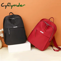 Cyflymder Fashion School Girls Shoulder Bag Oxford Computer Simple Travel Backpack Female Large