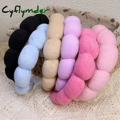Cyflymder Fashion Sponge Headband For Women Hair Accessories Multifunction Head Band For Face Washing Makeup Removal