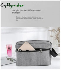 Cyflymder Fashion Storage Cosmetic Bags Travel Bag Waterproof Toiletry Wash Kit Hand Pouch For