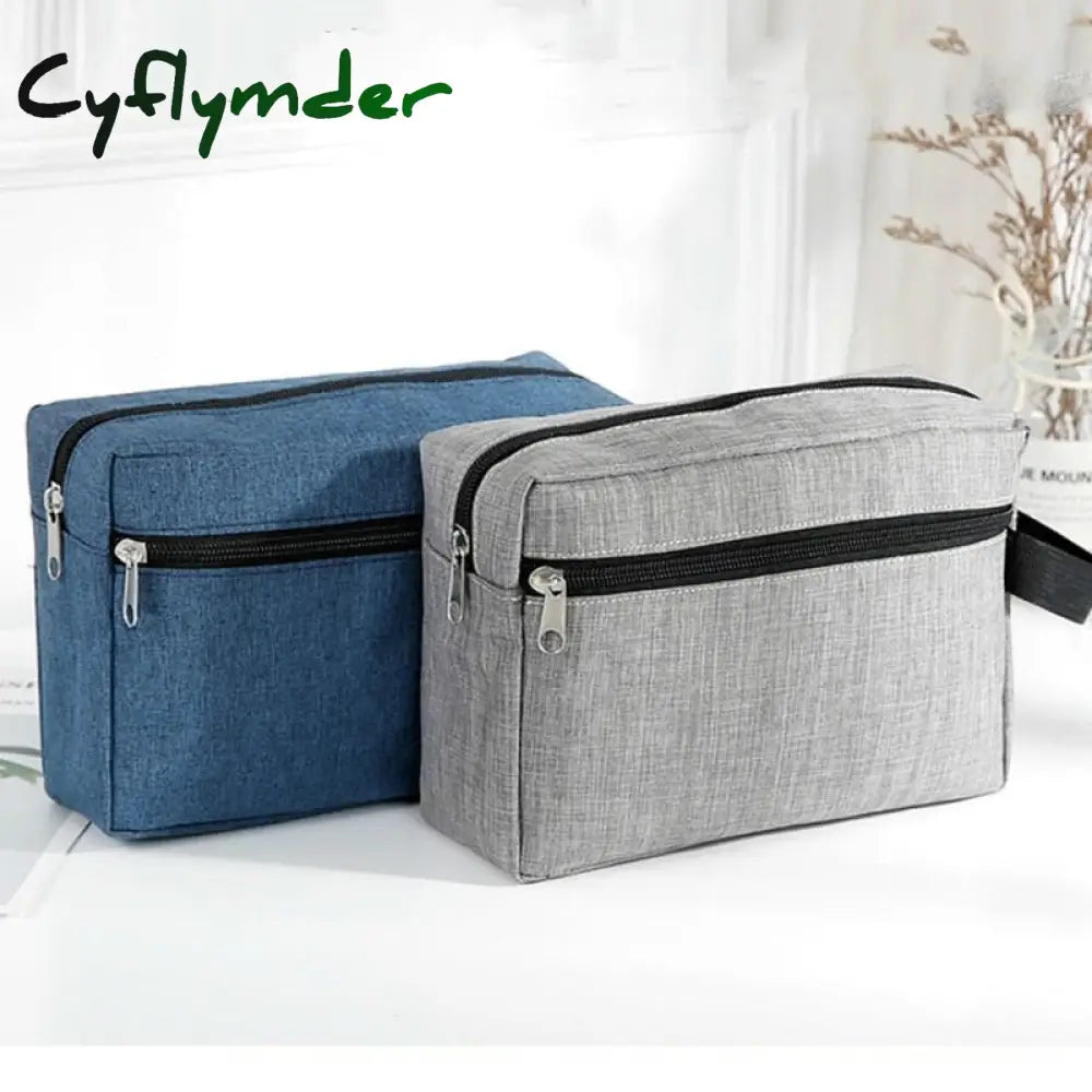 Cyflymder Fashion Storage Cosmetic Bags Travel Bag Waterproof Toiletry Wash Kit Hand Pouch For
