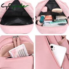 Cyflymder Fashion Style Female Backpack Oxford Cloth Nylon Bookbags For School Teenagers Girls New