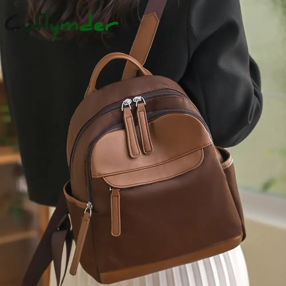 Cyflymder Fashion Style Female Backpack Oxford Cloth Nylon Bookbags For School Teenagers Girls New