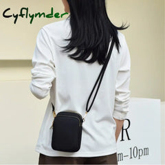 Cyflymder Fashion Women Crossbody Zipper Mobile Phone Shoulder Bag Lady Female Multifunction