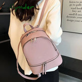 Cyflymder Fashion Women Leather Backpack High Quality Teen Girls Shoulder Bag Luxury Designer