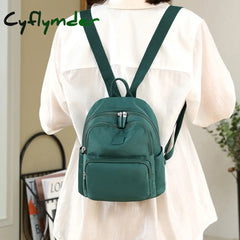 Cyflymder Fashion Women Small Backpacks Waterproof School For Teenagers Girls Female Nylon Mini