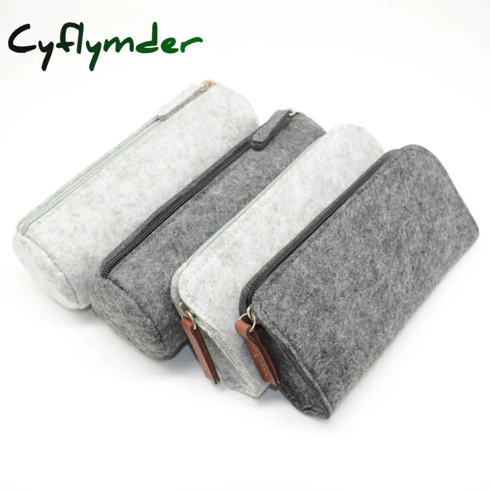 Cyflymder Felt Pencil Case High Capacity Estuche Escolar Creativity Pencilcase Trousse Scolaire Stylo Kalem Kutu Cute