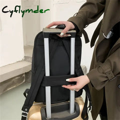 Cyflymder Female Bag Oxford Women Backpack Fashion Bagpack Classic Style School For Girls Bookbag
