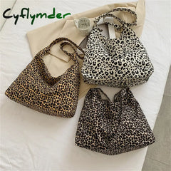 Cyflymder Female Bags Totes Luxury Designer Handbags For Women Shopping Canvas Ladies Fashion