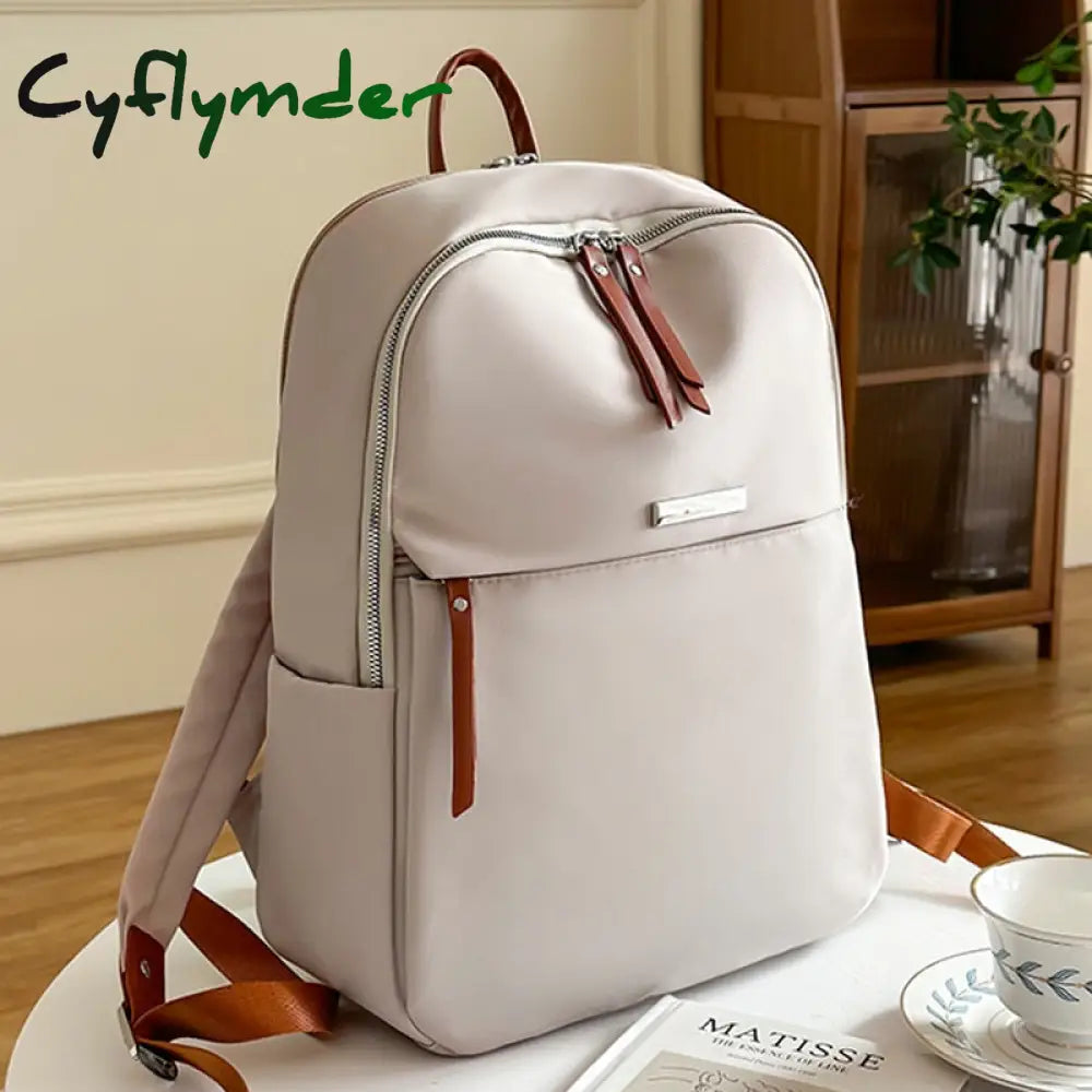 Cyflymder Female Pack Nylon Women Laptop Backpack Fashion Bagpack Shoulder Backbag Preppy Style