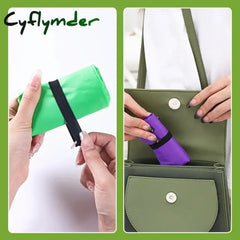 Cyflymder Foldable Shopping Bag Reusable Travel Grocery Eco-Friendly One Shoulder Handbag For